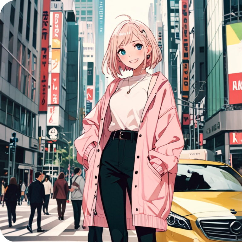 自分一人で活動するモデルのイメージ